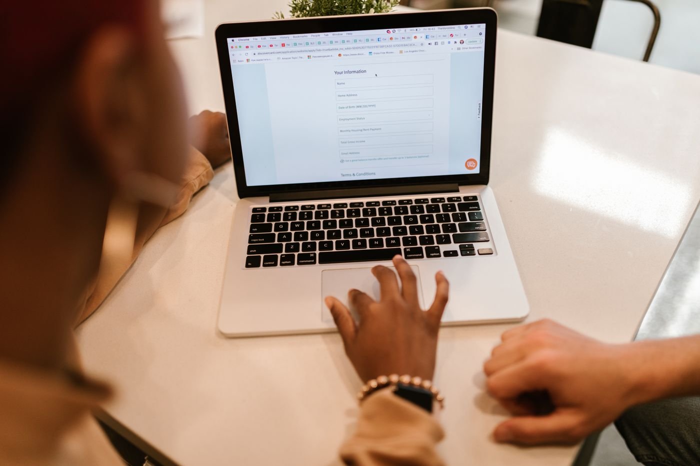 Rellenando el formulario de la e-visa online
