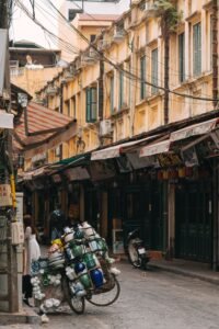 Ruta de 15 días por Vietnam: calle del casco antiguo de Hanói