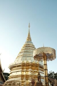 Pagoda dorada de Wat Phra That Doi Suthep en Chiang Mai